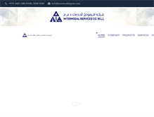 Tablet Screenshot of intermodalqatar.com